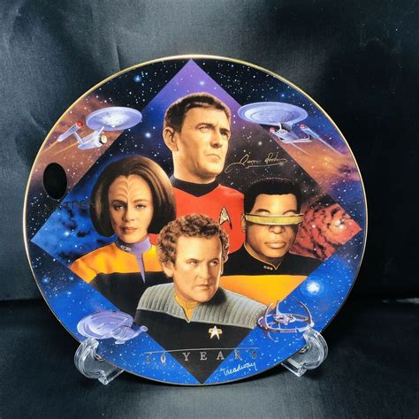 star trek collectible plates|Star Trek Collector Plate .